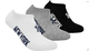 Шкарпетки New York Yankees 3 pk Sneaker чорний, білий, сірий Унісекс 43-46 - зображення 1