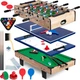 Ігровий стіл Neo Sport 4в1 82x43x32 см дерев'яний NS-800 (5903890605803) - зображення 3