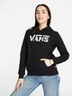 Худи оверсайз женское Vans VN0A53OVBLK1 M Черное (193390778441) - изображение 1