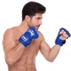 Рукавички для змішаних єдиноборств MMA на липучці M шкіра TOP KING Extreme синій TKGGE - зображення 3