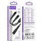 Дата кабель HOCO X123 Victory 2in1 Type-C to Lightning/Type-C 3A (1m) (Black) (243491) - изображение 2