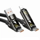 Дата кабель HOCO U143 Joy 4in1 USB to Lightning/Type-C to Type-C 240W (1.2m) (Black) (243426) - изображение 5