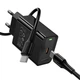 Сетевое зарядное устройство HOCO CS93A Leader PD20W (1USB-C) + кабель Type-C to Type-C (Black) (243598) - изображение 6