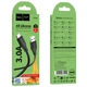 Дата кабель HOCO X124 Bien silicone USB to Type-C 3A (1m) (Black) (243546) - изображение 4