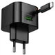 Мережевий зарядний пристрій HOCO C154A Changer With Retractable Cable Type-C PD20W+QC3.0 (1USB-C) (Black) (243480) - зображення 5