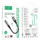 Перехідник HOCO LS36 Fresh Type-C to 3,5 AUX (Black) (231402) - зображення 5
