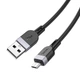 Дата кабель HOCO X109 Energy silicone USB to MicroUSB (2m) (Black) (219674) - изображение 3
