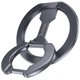 Магнитный держатель для телефона HOCO GH9 Double-ring (Metal gray) (243571) - изображение 1