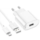 Сетевое зарядное устройство HOCO C109A Fighter 10.5W (1USB-A) + кабель USB to MicroUSB (White) (243559) - изображение 5