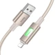 Дата кабель HOCO U144 New USB to Lightning 2.4A (1.2m) (Gold) (243464) - зображення 3