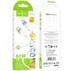 Дата кабель HOCO X109 Energy silicone Type-C to Type-C 60W (1m) (White) (243335) - изображение 4