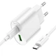 Сетевое зарядное устройство HOCO C109A Fighter PD20W+QC3.0 (1USB-A/1C) + кабель Type-C to Type-C (White) (243511) - изображение 3