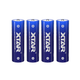 Акумуляторна батарея AA XTAR Light CLR 1.5V Li-ion 3300mWh/2000mAh з LED індикатором | мaкс. розряд - 2.5А | набір 4шт. у пластиковому кейсі - зображення 1