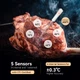 BBQ термометр Inkbird INT-11S-B цифровий із Bluetooth 5.4 бездротовий із 5 сенсорами в щупі, захист IP67, вбудований магніт, USB Type-C, білий - изображение 5