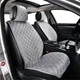 Преміум накидки для передніх сидінь CarLife Turbo 2 шт Сірі (SC30202) - зображення 3
