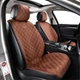Премиум накидки для передних сидений CarLife Turbo 2 шт Капучино (SC30402) - изображение 3