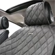 Комплект премиум накидок для сидений CarLife Nitro Серый (SC40204) - изображение 6