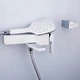 Змішувач для ванни GAPPO G3217-8 (вилив з функцією перемикача на душ), білий, латунь - зображення 8