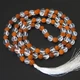 Чітки кам'яні з Гірського кришталю з рудракшею P-Beads-020 - зображення 1