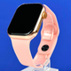 Смарт-годинник Smart Watch HR3 Pro Max 46 mm з 2 ремінцями та з TWS рожевий - зображення 1