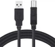 Кабель ColorWay USB 2.0 AM to BM Print Cable 2 м Black (CW-CBUB072-BK) - изображение 2