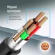 Кабель ColorWay USB 2.0 AM to BM Print Cable 2 м Black (CW-CBUB072-BK) - изображение 7