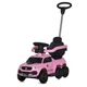 Каталка-толокар 2в1 Bambi Racer M 5900EL-8 Розовый с управлением родительской ручкой - изображение 1