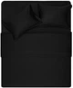Простыня на резинке Mix&Match Premium, 180x200+30см, 100% хлопок, сатин, черный ARDESTO 000321492 - изображение 1