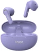 Навушники TWS Trust Yavi Earphones BT 5.3, ENC, SBC, Mic, Фіолетовий (648193) - изображение 1
