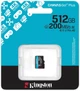 Карта пам'яті Kingston microSD 512GB C10 UHS-I U3 A2 V30 R200/W160MB/s - изображение 4