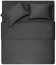 Простыня на резинке Mix&Match Premium, 160х200+30см, 100% хлопок, сатин, серый ARDESTO 000321402 - изображение 1