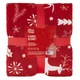 Плед Christmas Flannel 160х200см, 100% полиэстер, олени, красный ARDESTO (2000003211524) - изображение 2