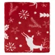 Плед Christmas Flannel 160х200см, 100% полиэстер, олени, красный ARDESTO (2000003211524) - изображение 3
