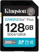 Карта пам'яті SD 128GB C10 UHS-I U3 V30 R200MB/s Kingston 000320953 - зображення 1