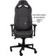 Геймерское кресло GT Racer X-8009 Fabric Dark Gray/Black XL - изображение 3