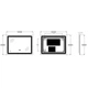 Зеркало Zerix Kubix MR04-80x60-Reverse с LED Touch, Anti-fog, димером, регулятором яркости ZX6054 - изображение 6