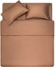 Простирадло на резинці Mix&Match, 180x200+30см, 100% бавовна, сатин, коричневий ARDESTO (pbe0050599) - зображення 1