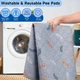 Багаторазова пелюшка Derby Washable Reusable Dog Pee Pad PM001 Grey, 70х100 см - зображення 4