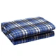 Багаторазова пелюшка для собак Derby Washable Reusable Pet Pee Pad, Blue Plaid 60х120 см - зображення 1