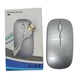 Беспроводная аккумуляторная тонкая бесшумная мышка Dual-mode mouse 2.4 ГГц+Вluetooth 5.0 Silvery - изображение 8