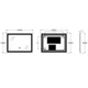 Зеркало ZERIX настенное LED 80х60 см с подогревом Touch регулятор яркости антифог (616160) - изображение 5