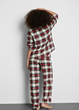 Жіночі піжамні штани Primark Wide Leg Pajama Bottoms L для дому та сну Червоний (8761) - зображення 3