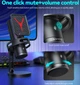 Ігровий мікрофон Yanmai GM7 USB-C з RGB-підсвічуванням/Конденсаторний мікрофон антивібраційне кріплення - изображение 3