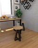 Табурет в стиле лофт EcoLoft Триго DSP-1334-1 Дуб Аппалачи - изображение 2
