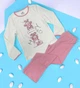 Детская пижама для девочки Baykar р 7 122-128 cм 7-8 лет 9048-208 молочный - изображение 5