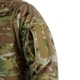 Ветрозащитная флисовая кофта Militex Windblock Tactical mod. 6 Мультикам с 4 карманами (S) - изображение 6