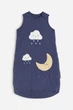 Спальний конверт H&M 1174434 98-104см темно-синій - зображення 1