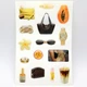 Объёмные 3D наклейки GOLD PAPAYA Набор 15 шт Stiker Pack стикеры на телефон ноутбук смартфон планшет iPhone Samsung Xiaomi Pixel Huawei - изображение 1