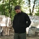 Ветрозащитная флисовая кофта Militex Windblock Tactical mod. 6 Черная с 4 карманами (XL) - изображение 12