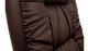 Офісне, комп'ютерне крісло Infinito Premium Comfort Brown з механізмом гойдання TILT та хромованою хрестовиною (до 120 кг) - зображення 9